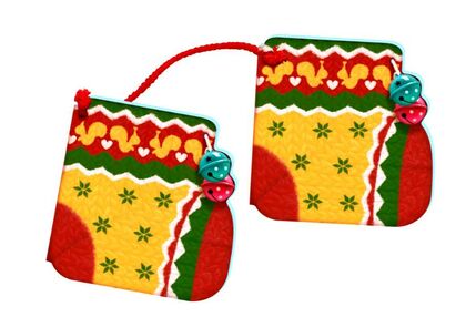 Новорічні мотузочки Різдвяні капчури  книжка-іграшка