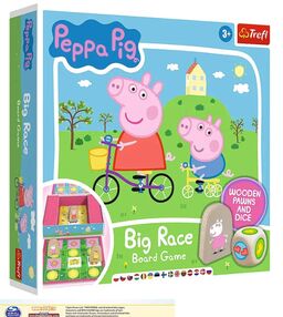 настільна гра веселі перегони веселе поросятко Trefl 02262 Peppa Pig