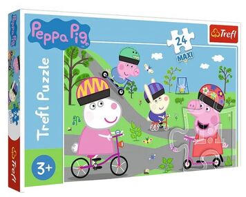 пазли 24 елемента MAXI активний день веселе поросятко Trefl 14330