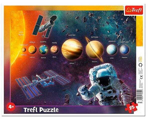 пазли 25 елемента рамкові сонячна система Tref 31342 Ціна (цена) 128.70грн. | придбати  купити (купить) пазли 25 елемента рамкові сонячна система Tref 31342 доставка по Украине, купить книгу, детские игрушки, компакт диски 0