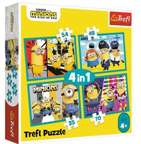 пазли 4 в 1 веселий світ друзяки Trefl 34339