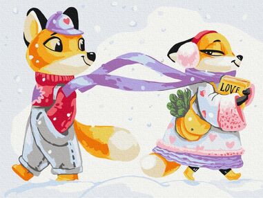 Розпис по номерах 30х40 KBS0137 Руденька Любов brushme Брашми