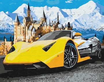 Розпис по номерах 40х50 BS28723 Lamborghini brushme Брашми