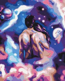 Розпис по номерах 40х50 BS41142 Космічна романтика brushme Брашми