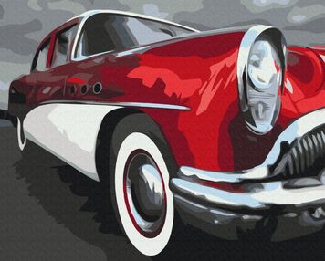 Розпис по номерах 40х50 BS52686 Ретро швидкість brushme Брашми