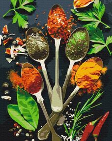 Розпис по номерах 40х50 BS53468 Симфонія спецій brushme Брашми