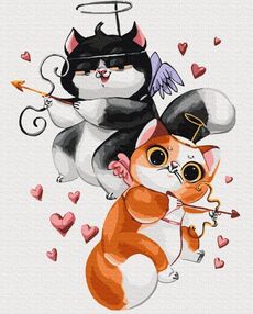 Розпис по номерах 40х50 BS53776 ЛяМурчики brushme Брашми