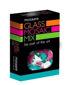 набір для творчості МА5004 Мозаїчний мікс: білий, бірюзовий, фіолетовий "Mosaaro"