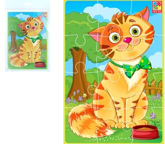 пазли мякі Кіт формат А5 vt1103-91