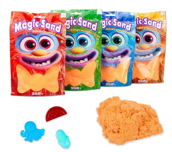 magic sand в пакеті помаранчевий 350 гр  39402-7 Ціна (цена) 59.17грн. | придбати  купити (купить) magic sand в пакеті помаранчевий 350 гр  39402-7 доставка по Украине, купить книгу, детские игрушки, компакт диски 0