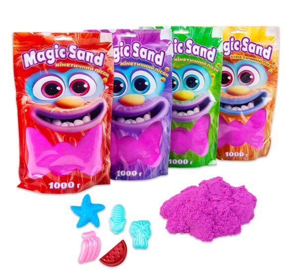 magic sand в пакеті фіолетовий 1 кг  39404-4 Ціна (цена) 111.80грн. | придбати  купити (купить) magic sand в пакеті фіолетовий 1 кг  39404-4 доставка по Украине, купить книгу, детские игрушки, компакт диски 0