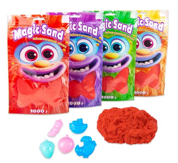 magic sand в пакеті червоний 1 кг 39404-6 Ціна (цена) 126.79грн. | придбати  купити (купить) magic sand в пакеті червоний 1 кг 39404-6 доставка по Украине, купить книгу, детские игрушки, компакт диски 0