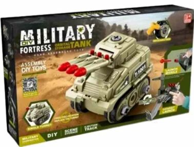 набір гірка танк з машинками 269-69