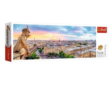 пазли 1000 елементів панорама вид з собору нотр-дам де парі Trefl 29029