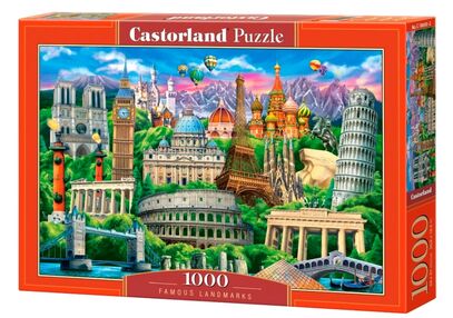 пазли castorland 1000 елементів Famous Landmarks артикул 104901