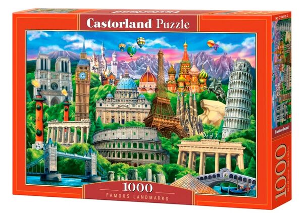 пазли castorland 1000 елементів Famous Landmarks артикул 104901 Ціна (цена) 197.90грн. | придбати  купити (купить) пазли castorland 1000 елементів Famous Landmarks артикул 104901 доставка по Украине, купить книгу, детские игрушки, компакт диски 0
