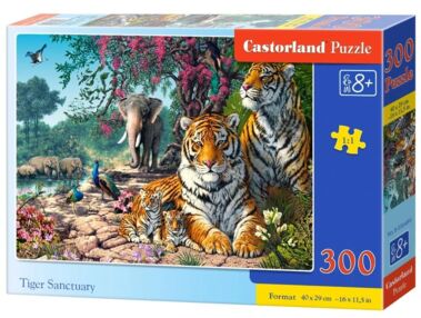 пазли castorland 300 елементів Tiger Sanctuary 030484
