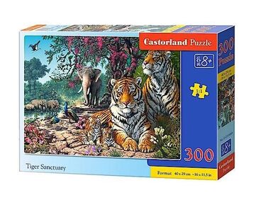пазли castorland 300 елементів Tiger Sanctuary 030484