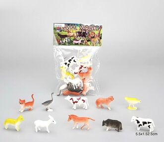 тварини свійські 10 штук 828