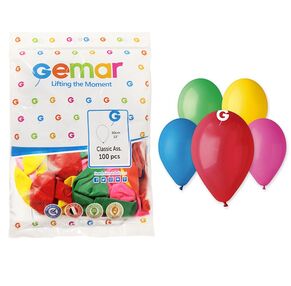 кульки повітряні 12" перламутрові асорті 100штук в упаковці ціна за 1 штуку