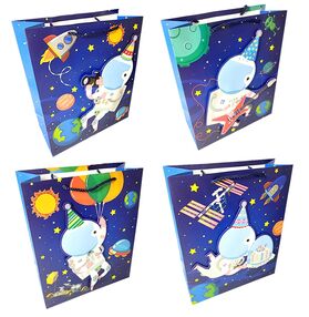 подарунковий пакет 41 х 31 х 12 см з об'ємним малюнком 801-2 104-6