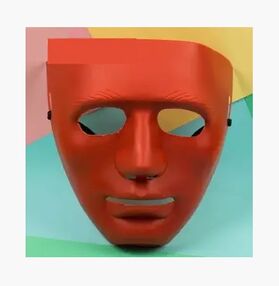 Маска карнавальна МА-04 Каонасі червона Маска карнавальна МА-04 Каонасі червона