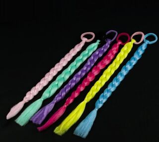 Косички на резинці Флуресцентні Шик 12 шт