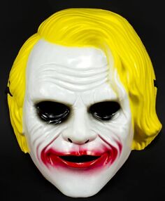 Маска карнавальна МА-20(1-4342) Джокера лимонна Маска карнавальна МА-20(1-4342) Джокера лимонна