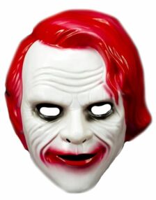 Маска карнавальна МА-20(1-4342) Джокера червона