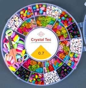 набір намистин для плетіння браслетів ромашка KA-23-634