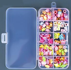 набір намистин для плетіння браслетів краса KA-23-638