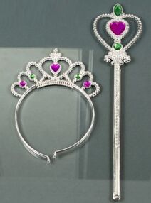 Набір чарівна паличка + корона Серця 30 см KA-23-668 Набір чарівна паличка + корона Серця 30 см KA-23-668