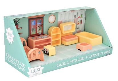 Меблі 39790 Спальня для ляльок 8елем