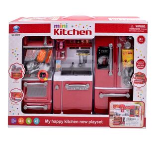 ИД Меблі 66079 кухня, плита, холодильник, посуд, продукти, муз