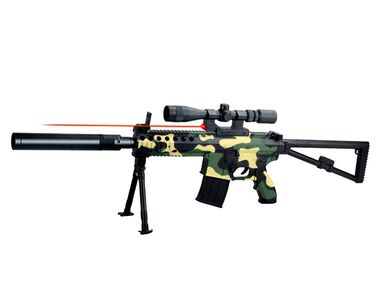 автомат іграшковий стріляє пластиковими кулями приціл лазер 768-1 автомат іграшковий стріляє пластиковими кулями приціл лазер 768-1