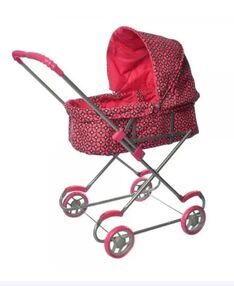 візок для ляльки металева класика 9308 W