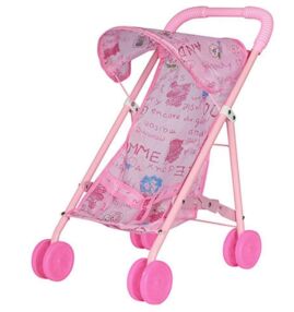 Коляска для ляльки прогулянкова металева 6632 H