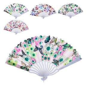 Віяло малюнок квіти SZ41