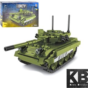 конструктор військова техніка танк 340 деталей kb 1114