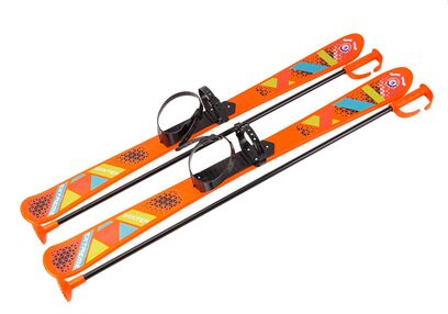 лижі з палицями дитячі 9260 "ТехноК" лижі з палицями дитячі 9260 "ТехноК"