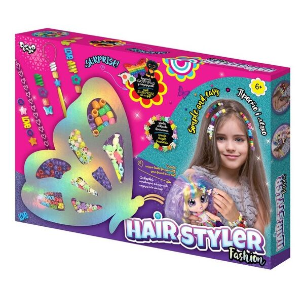 набір для творчості Hair Styler Fashion HS-01-03 метелик Ціна (цена) 108.80грн. | придбати  купити (купить) набір для творчості Hair Styler Fashion HS-01-03 метелик доставка по Украине, купить книгу, детские игрушки, компакт диски 0