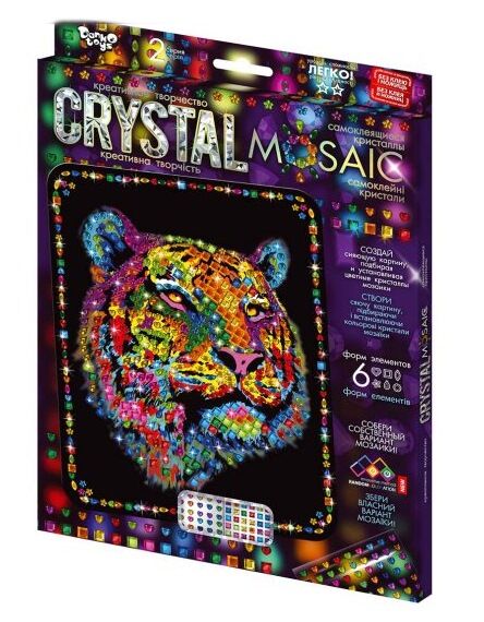 набір для творчості crystal mosaic CRM-02-01 самоклеючі кристали Ціна (цена) 81.80грн. | придбати  купити (купить) набір для творчості crystal mosaic CRM-02-01 самоклеючі кристали доставка по Украине, купить книгу, детские игрушки, компакт диски 0