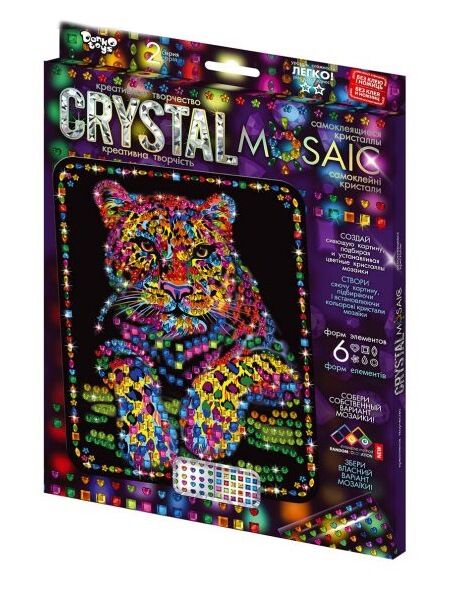 набір для творчості crystal mosaic CRM-02-03 самоклеючі кристали Ціна (цена) 73.10грн. | придбати  купити (купить) набір для творчості crystal mosaic CRM-02-03 самоклеючі кристали доставка по Украине, купить книгу, детские игрушки, компакт диски 0