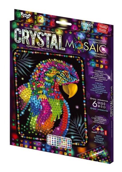 набір для творчості crystal mosaic CRM-02-06 самоклеючі кристали Ціна (цена) 81.80грн. | придбати  купити (купить) набір для творчості crystal mosaic CRM-02-06 самоклеючі кристали доставка по Украине, купить книгу, детские игрушки, компакт диски 0