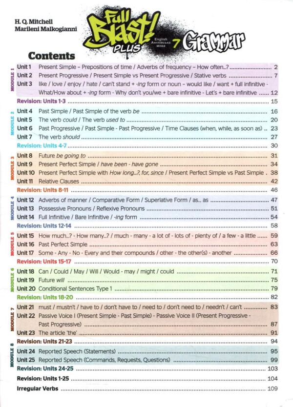 Full Blast Plus 7 клас Grammar Граматика Ціна (цена) 232.00грн. | придбати  купити (купить) Full Blast Plus 7 клас Grammar Граматика доставка по Украине, купить книгу, детские игрушки, компакт диски 2