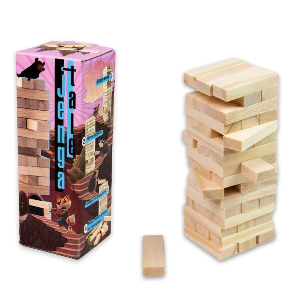 гра настільна Jenga Take 48 брусків 30966 Ціна (цена) 101.20грн. | придбати  купити (купить) гра настільна Jenga Take 48 брусків 30966 доставка по Украине, купить книгу, детские игрушки, компакт диски 1