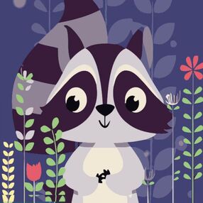 Розпис по номерах 20х20 HH5775 Єнотик "Strateg"