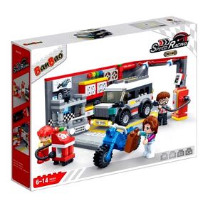 конструктор швидкісні гонки завтосервіс 515 елементів Banbao 8630