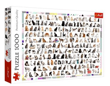 пазли 1000 елементів 208 котів Trefl 10498