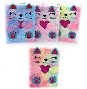 блокнот а5 80 аркушів у клітинку пухнастий Cat MRB2339-4/5